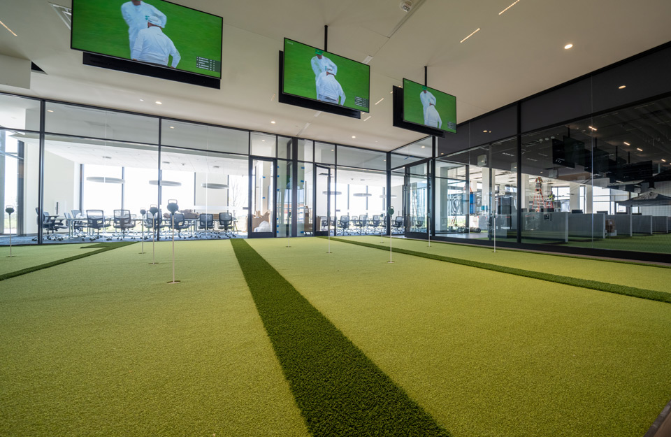 Indoor Putting Greens at PGA HQ