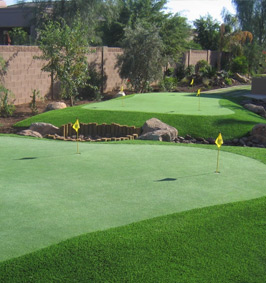 Synthetic Grass Golf Putting Green